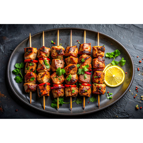 Marinated Skewered Beef Kebabs (Raw) - 10 Sticks